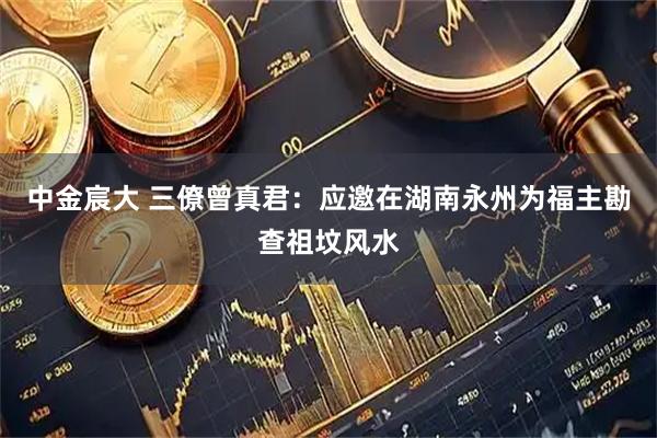 中金宸大 三僚曾真君：应邀在湖南永州为福主勘查祖坟风水